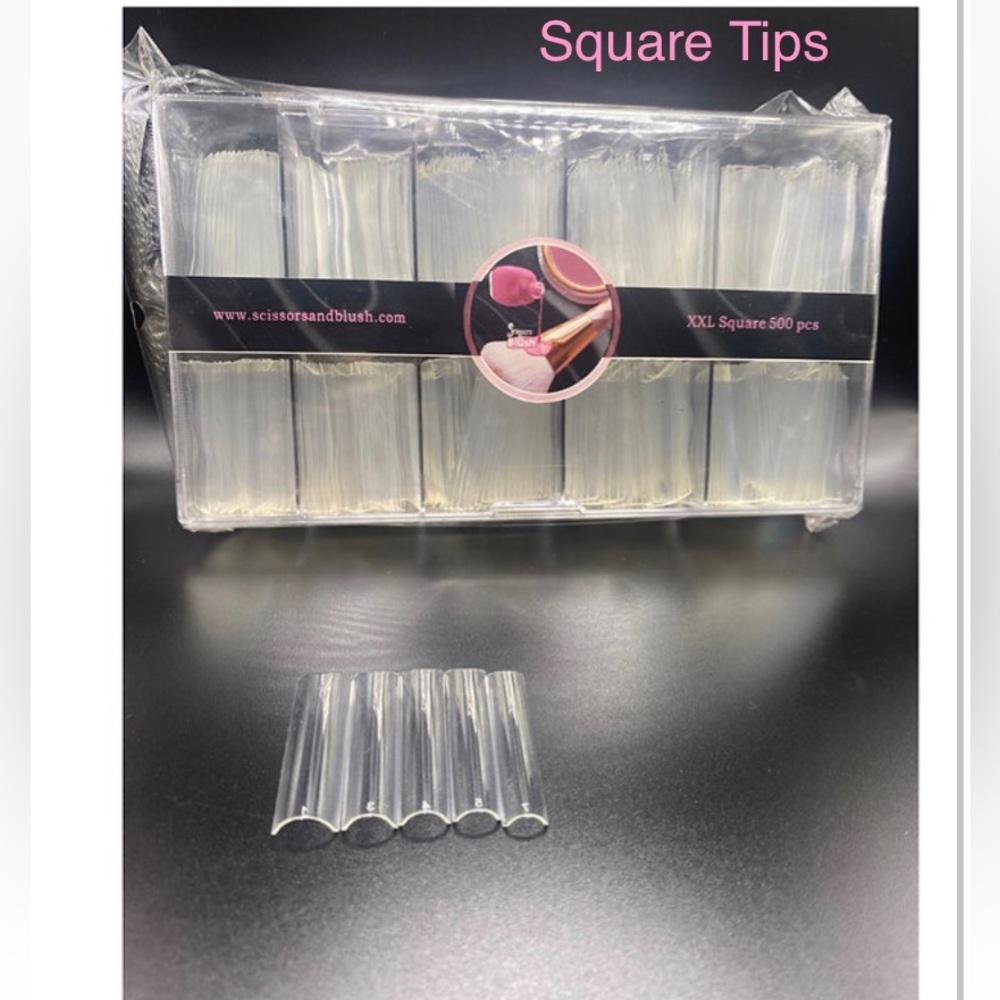 Square Tips 500 Case - XXL Nails NEW !!!!